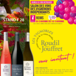 Rendez-vous au Salon des Vignerons Indépendants de Reims du 12 au 15 novembre !