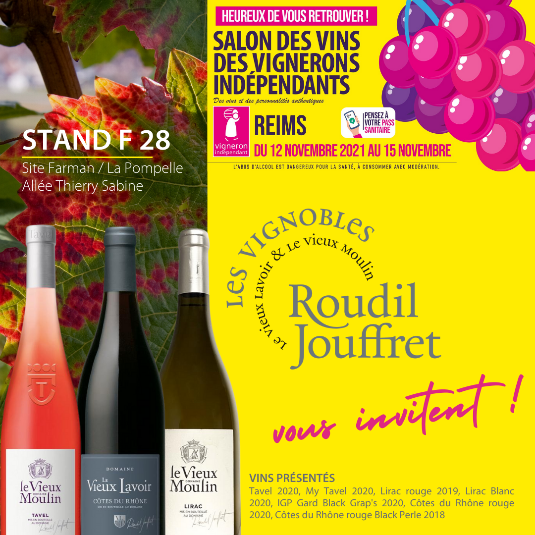 You are currently viewing Rendez-vous au Salon des Vignerons Indépendants de Reims du 12 au 15 novembre !